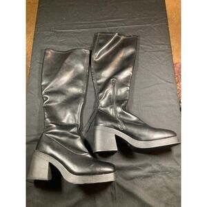 Wild Fable Women's Azzahya Stretch Tall Dress Boots with Memory Foam Insole 11